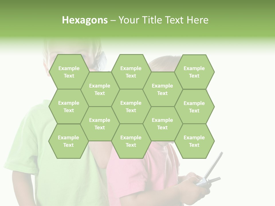 Motorhome Rv Flat In Desert PowerPoint Template