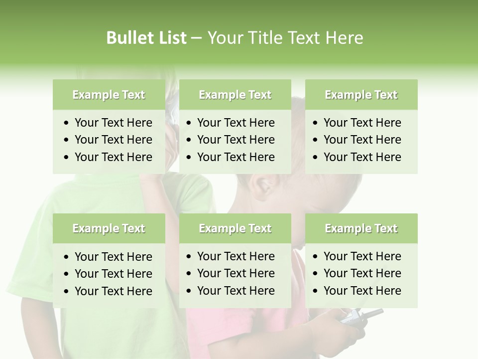 Motorhome Rv Flat In Desert PowerPoint Template