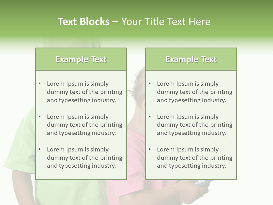 Motorhome Rv Flat In Desert PowerPoint Template