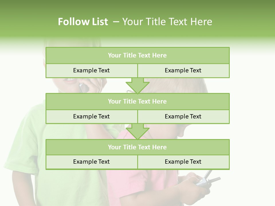 Motorhome Rv Flat In Desert PowerPoint Template