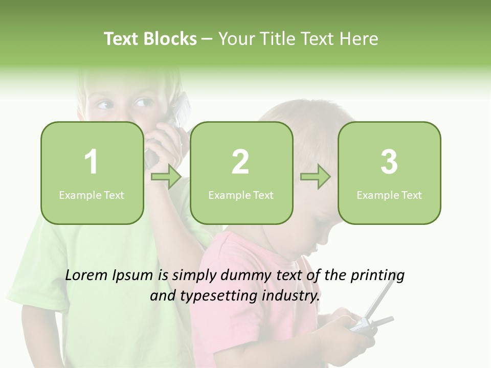 Motorhome Rv Flat In Desert PowerPoint Template