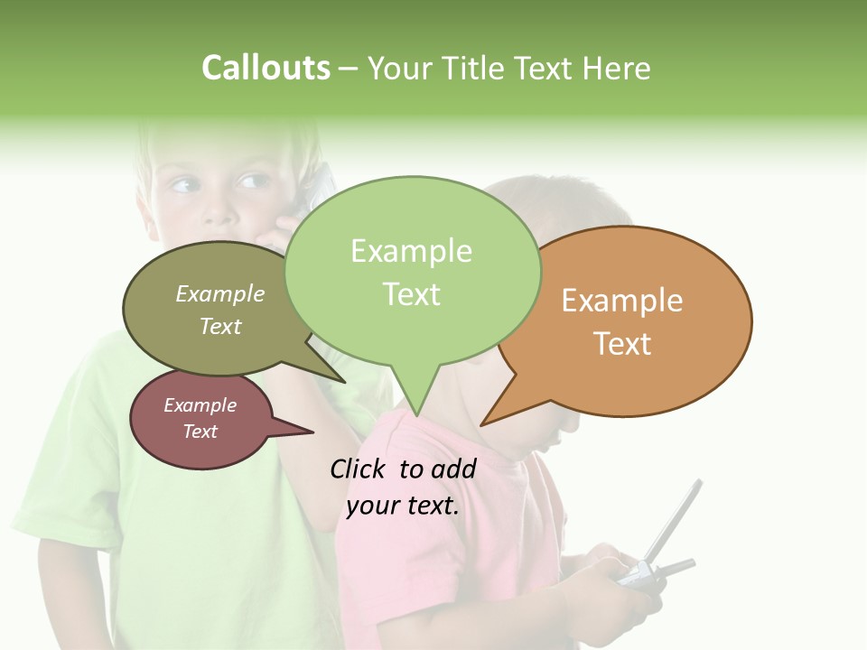 Motorhome Rv Flat In Desert PowerPoint Template