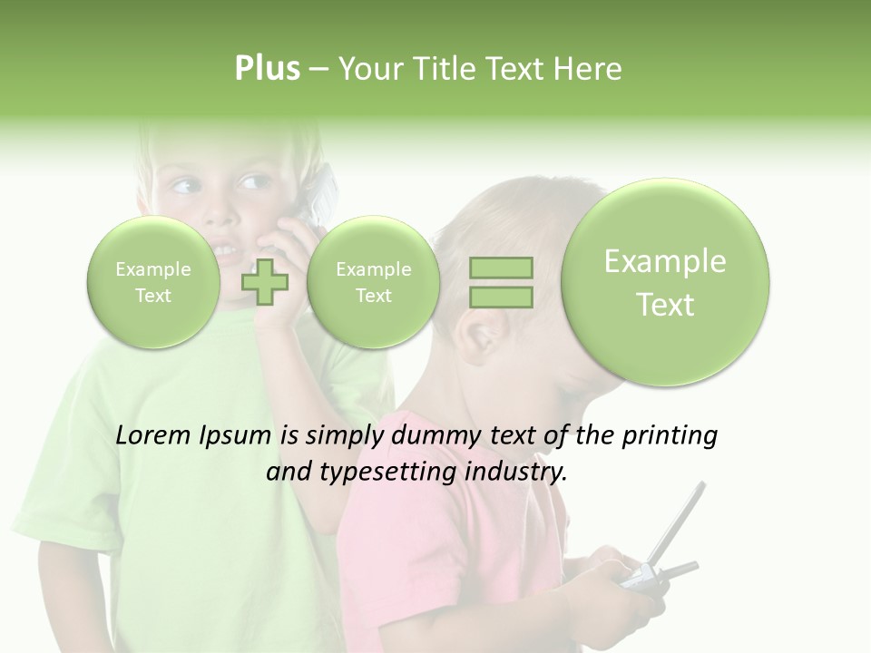 Motorhome Rv Flat In Desert PowerPoint Template