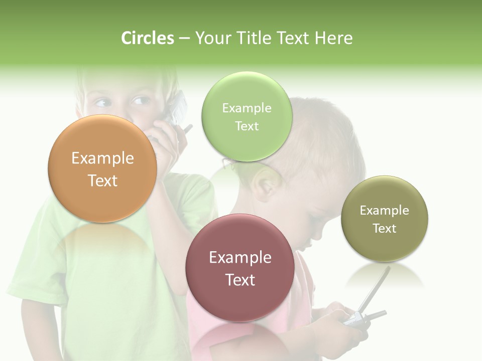 Motorhome Rv Flat In Desert PowerPoint Template