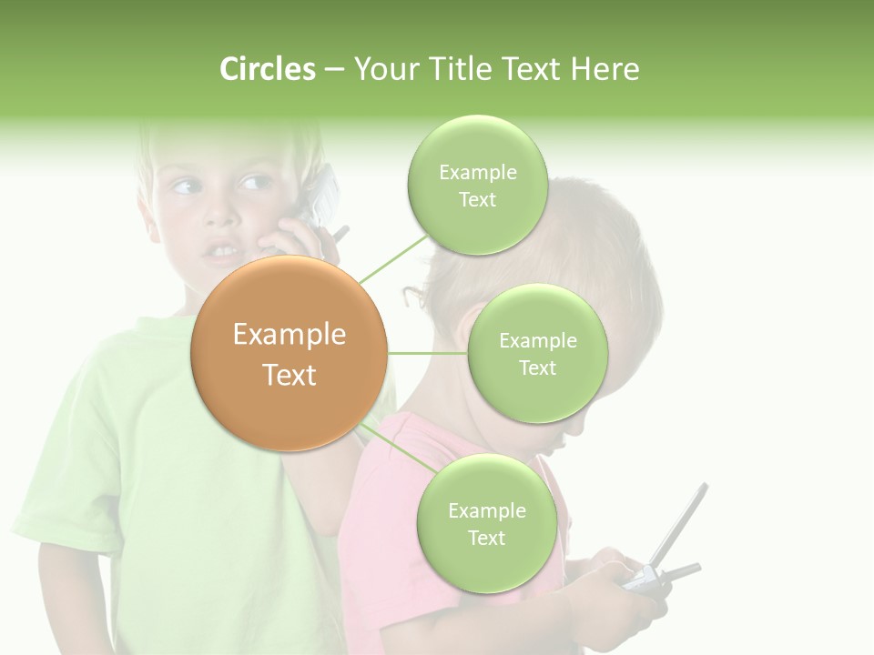 Motorhome Rv Flat In Desert PowerPoint Template