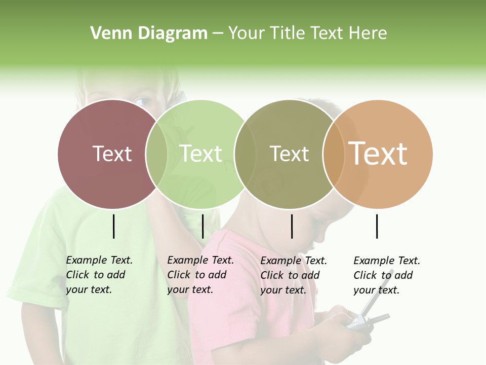 Motorhome Rv Flat In Desert PowerPoint Template