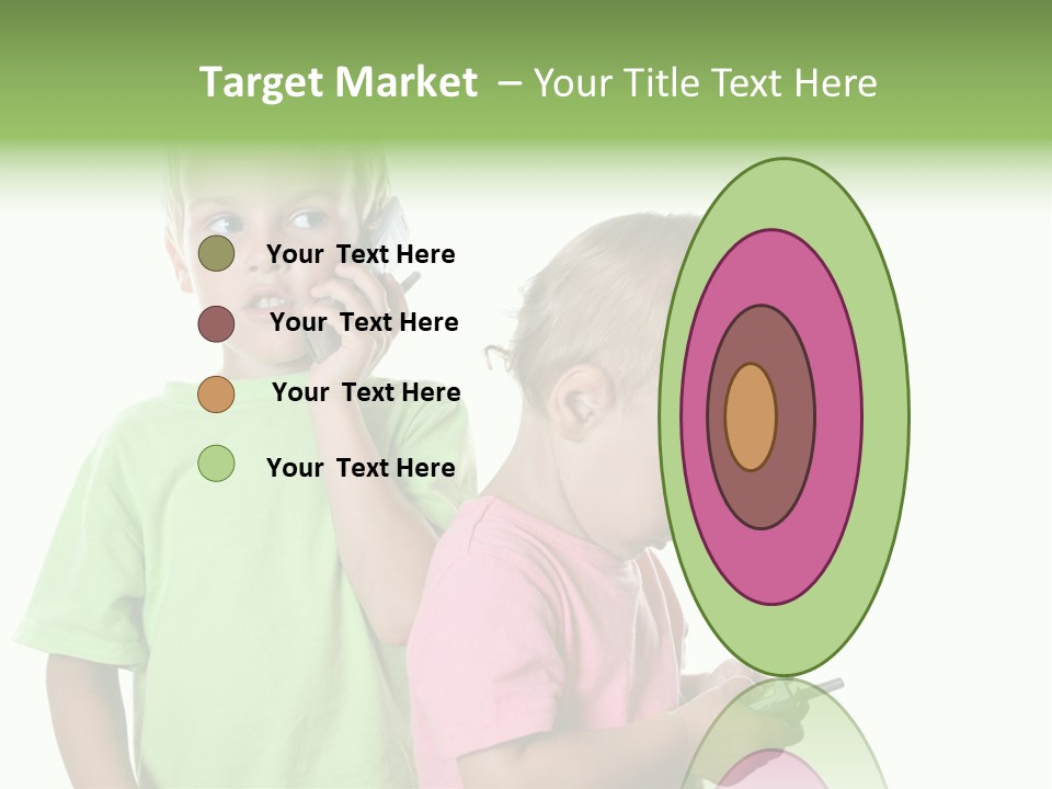 Motorhome Rv Flat In Desert PowerPoint Template