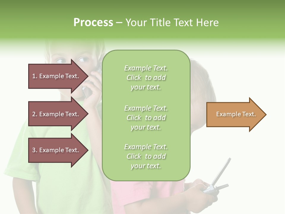 Motorhome Rv Flat In Desert PowerPoint Template