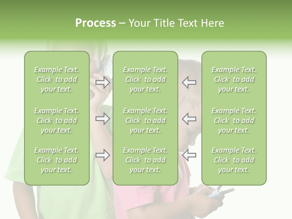 Motorhome Rv Flat In Desert PowerPoint Template