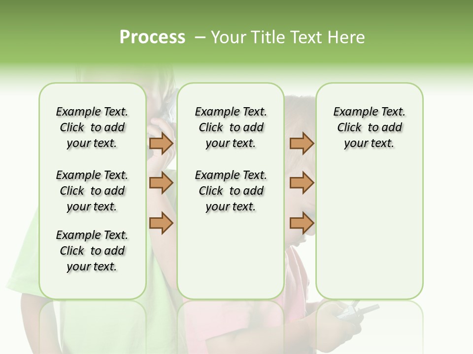 Motorhome Rv Flat In Desert PowerPoint Template