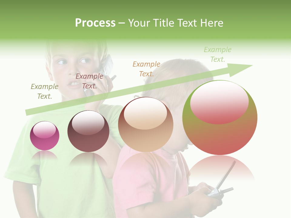 Motorhome Rv Flat In Desert PowerPoint Template