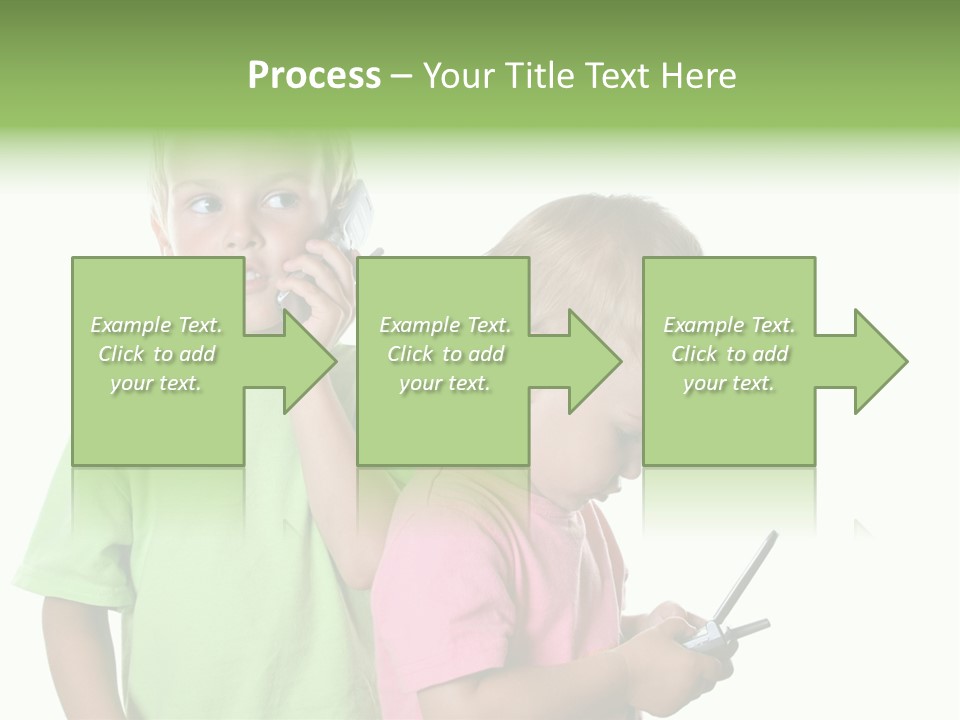 Motorhome Rv Flat In Desert PowerPoint Template