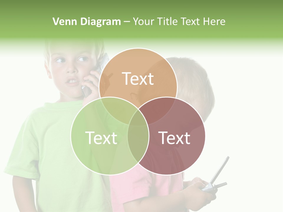 Motorhome Rv Flat In Desert PowerPoint Template