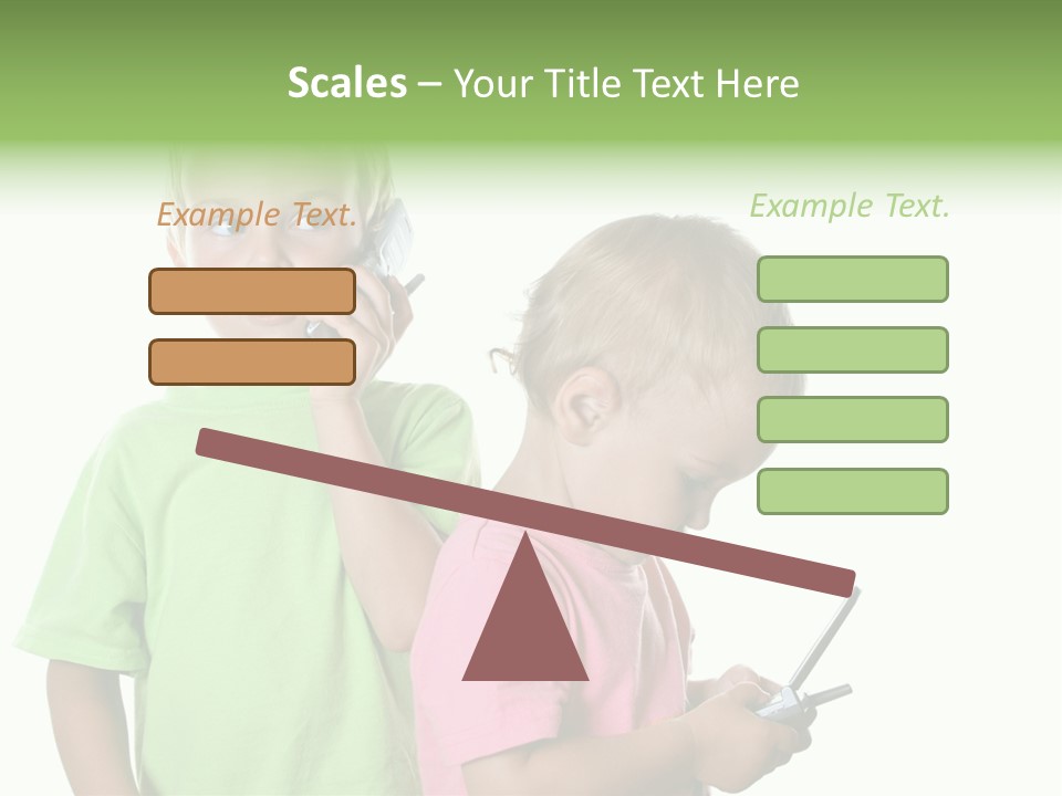Motorhome Rv Flat In Desert PowerPoint Template