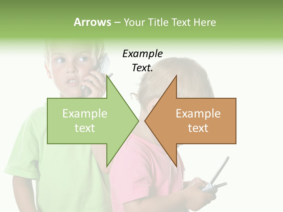 Motorhome Rv Flat In Desert PowerPoint Template