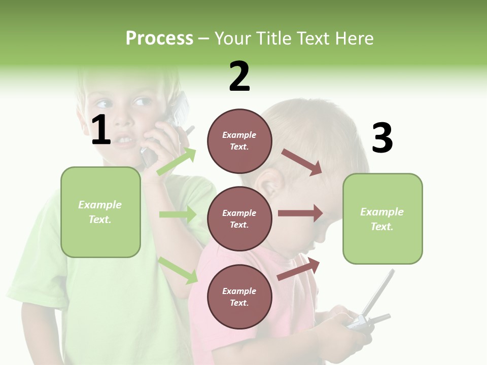Motorhome Rv Flat In Desert PowerPoint Template