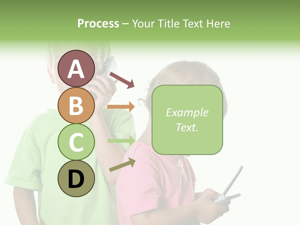 Motorhome Rv Flat In Desert PowerPoint Template