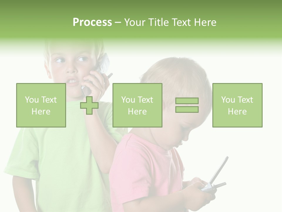 Motorhome Rv Flat In Desert PowerPoint Template