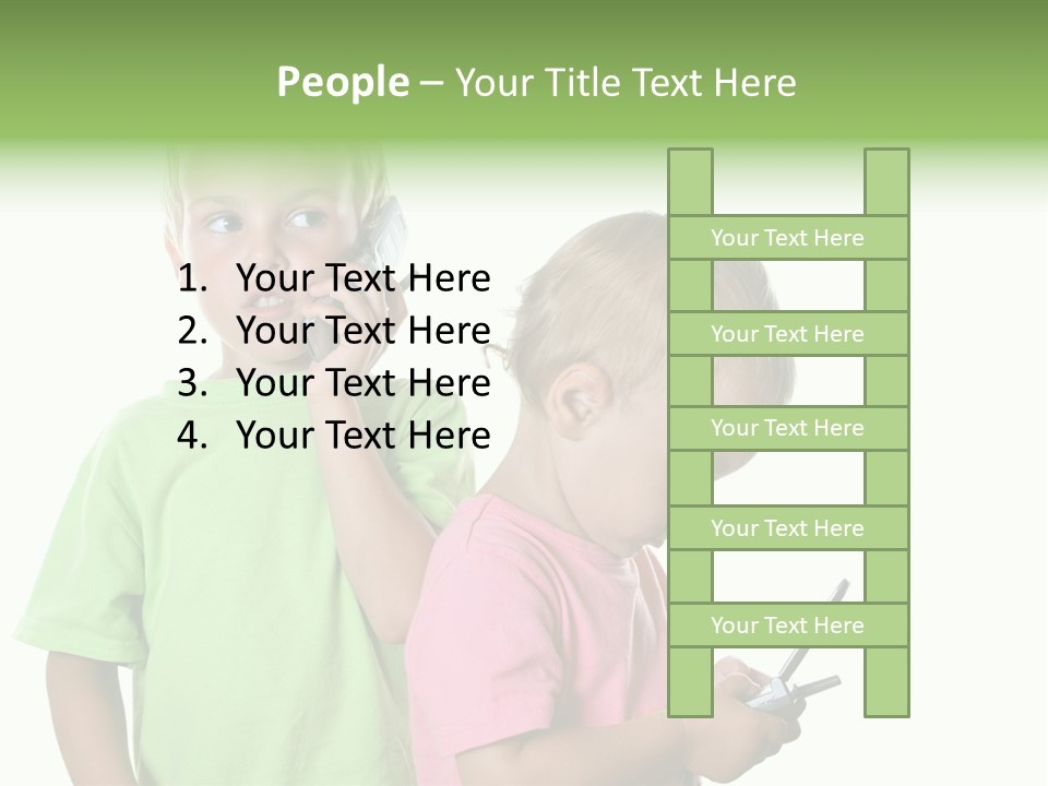 Motorhome Rv Flat In Desert PowerPoint Template