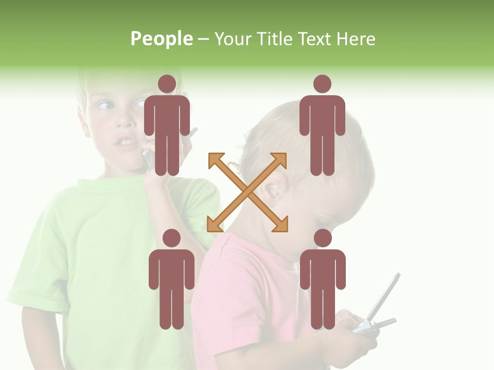 Motorhome Rv Flat In Desert PowerPoint Template