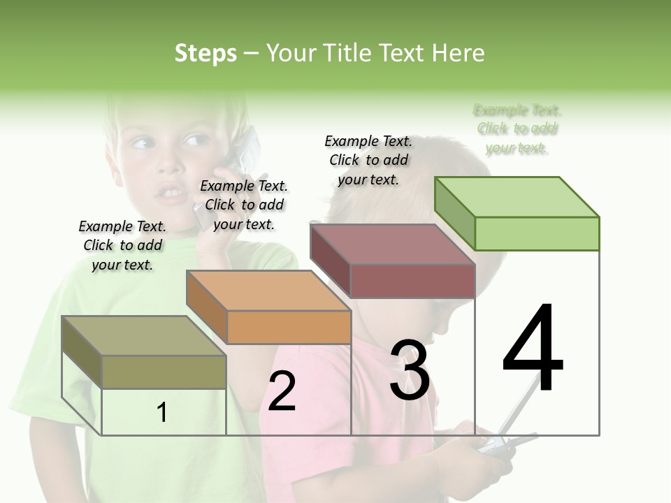 Motorhome Rv Flat In Desert PowerPoint Template