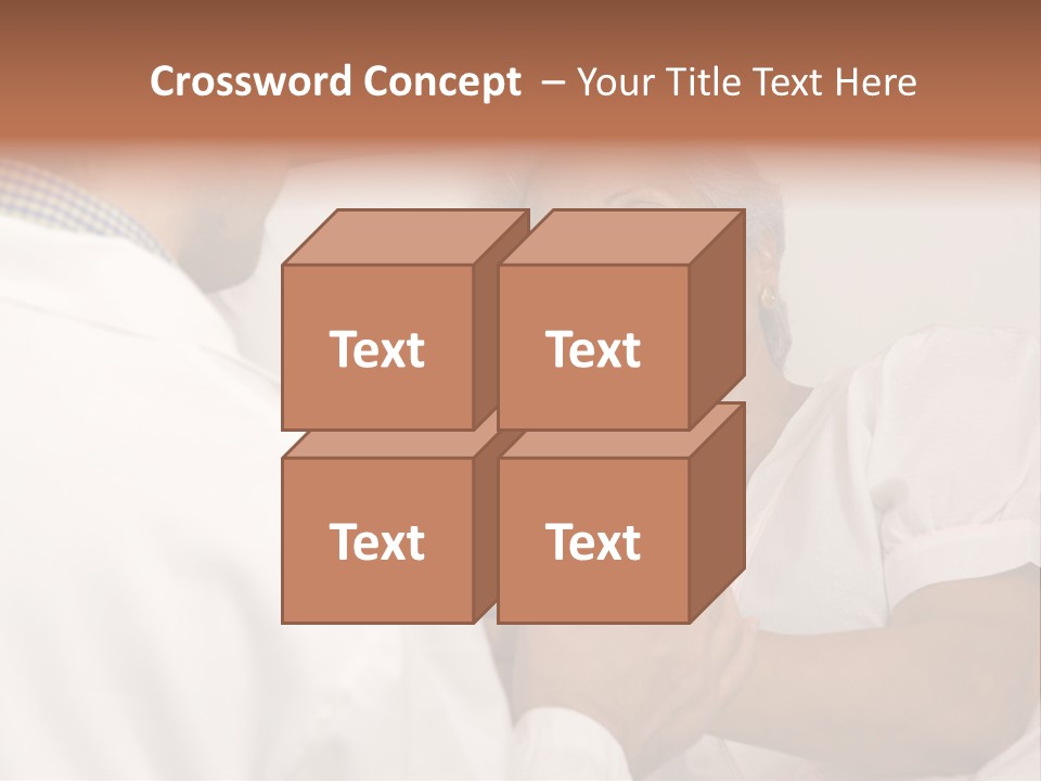 Male Doctor With Elderly Woman Patient PowerPoint Template