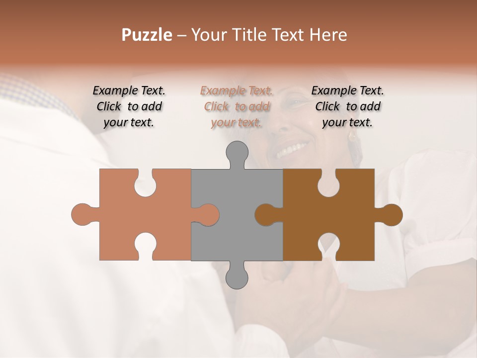 Male Doctor With Elderly Woman Patient PowerPoint Template