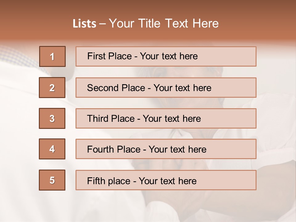Male Doctor With Elderly Woman Patient PowerPoint Template
