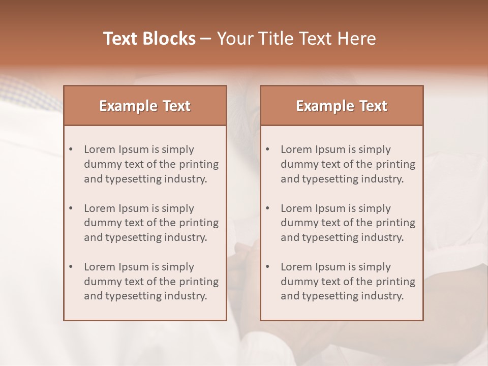 Male Doctor With Elderly Woman Patient PowerPoint Template
