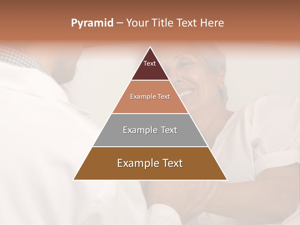 Male Doctor With Elderly Woman Patient PowerPoint Template