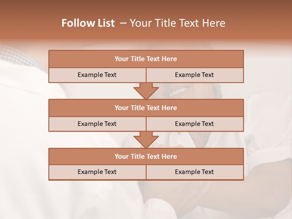 Male Doctor With Elderly Woman Patient PowerPoint Template