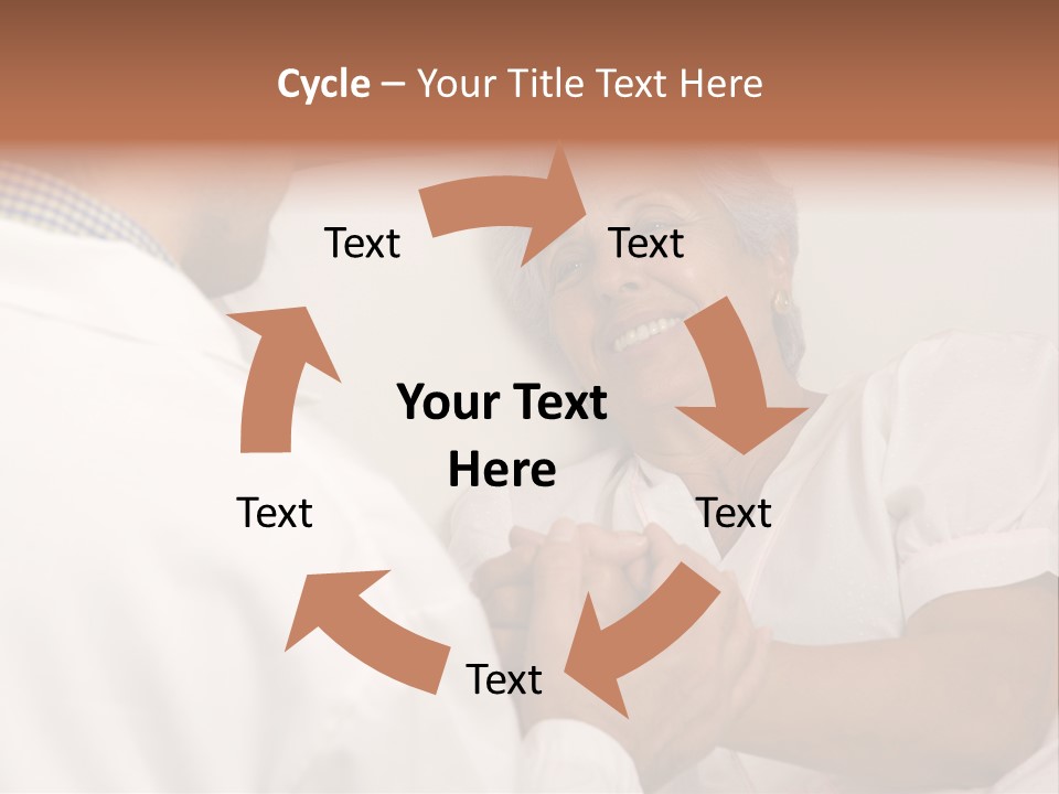 Male Doctor With Elderly Woman Patient PowerPoint Template