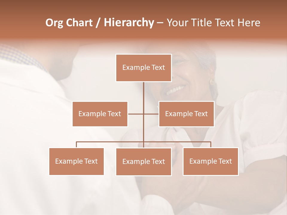 Male Doctor With Elderly Woman Patient PowerPoint Template