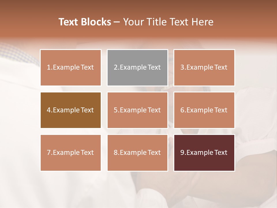 Male Doctor With Elderly Woman Patient PowerPoint Template