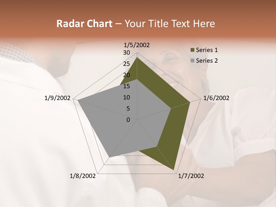 Male Doctor With Elderly Woman Patient PowerPoint Template
