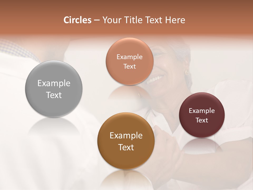 Male Doctor With Elderly Woman Patient PowerPoint Template