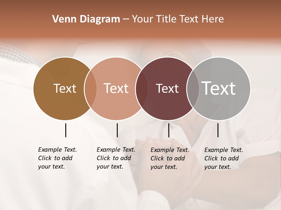 Male Doctor With Elderly Woman Patient PowerPoint Template