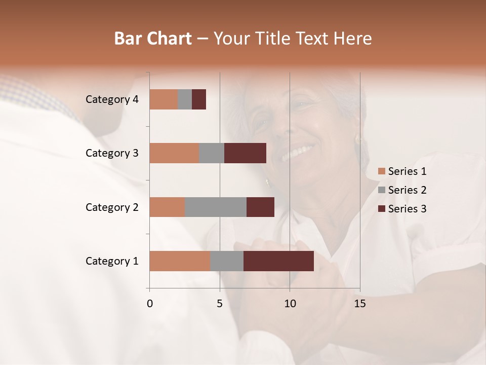 Male Doctor With Elderly Woman Patient PowerPoint Template