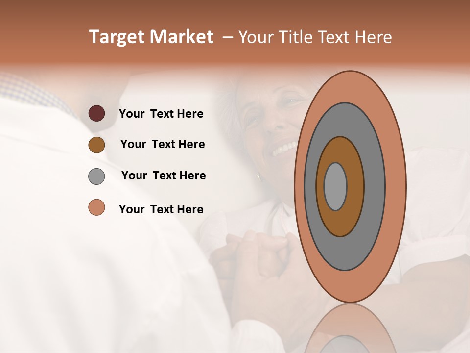 Male Doctor With Elderly Woman Patient PowerPoint Template