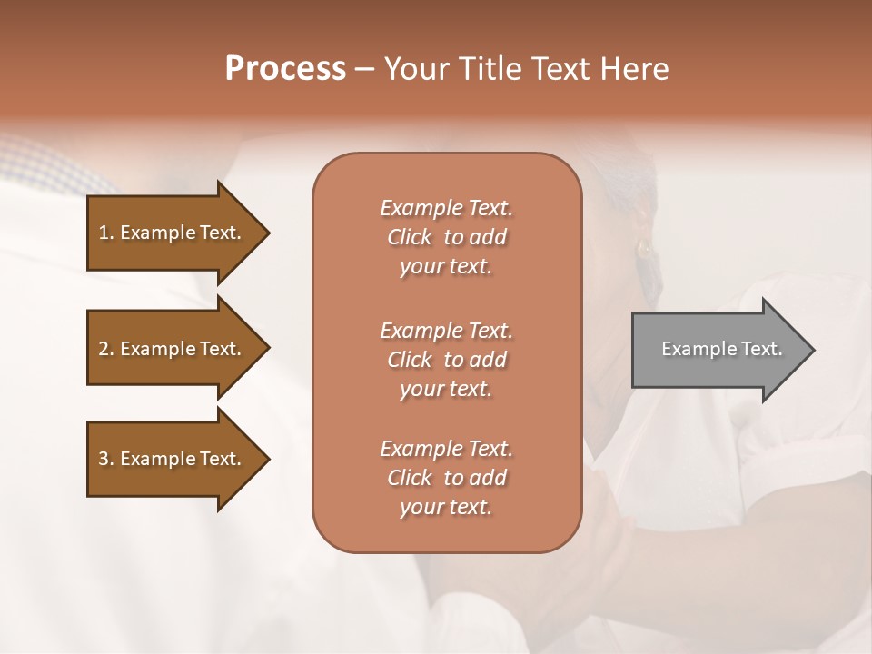 Male Doctor With Elderly Woman Patient PowerPoint Template