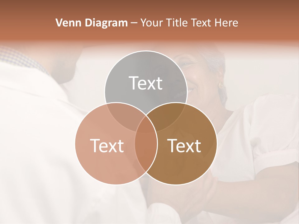 Male Doctor With Elderly Woman Patient PowerPoint Template