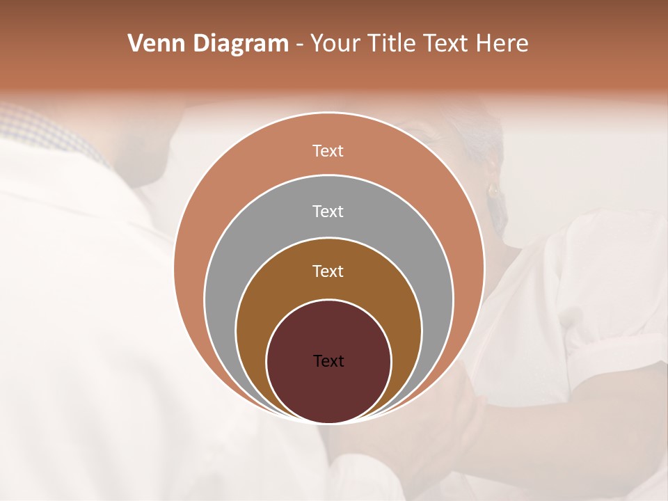 Male Doctor With Elderly Woman Patient PowerPoint Template