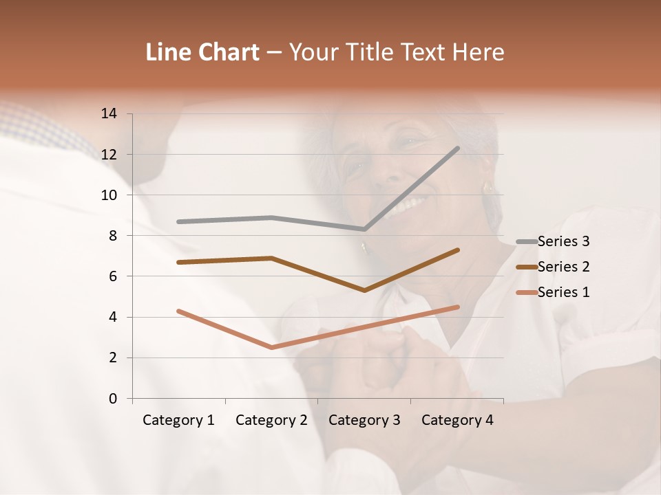 Male Doctor With Elderly Woman Patient PowerPoint Template