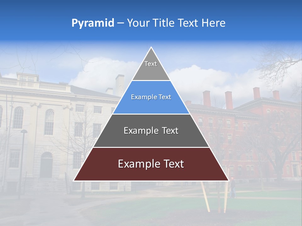 Harvard Square, Usa PowerPoint Template