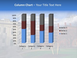 Harvard Square, Usa PowerPoint Template