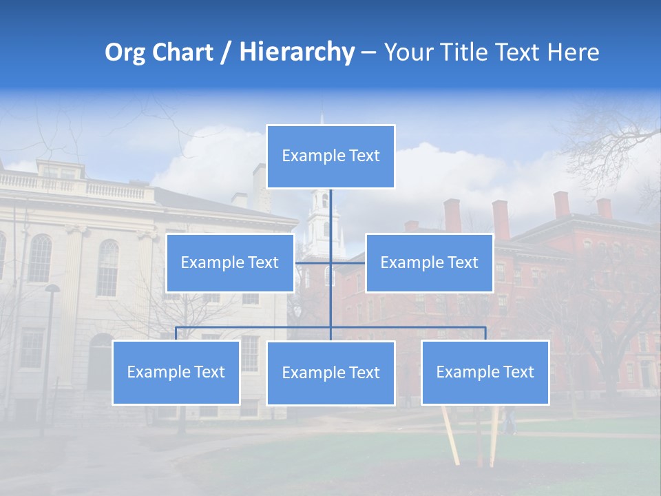 Harvard Square, Usa PowerPoint Template