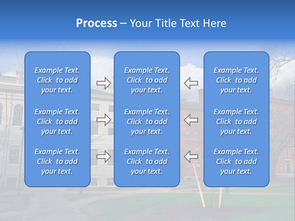 Harvard Square, Usa PowerPoint Template