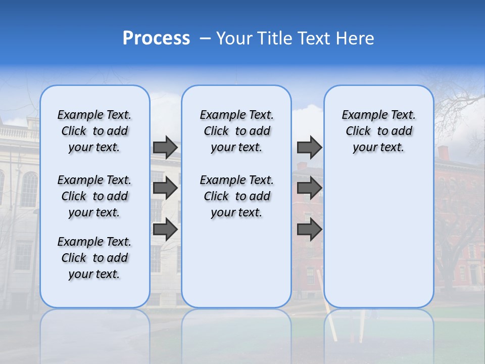 Harvard Square, Usa PowerPoint Template