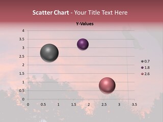 Rappelling At Dusk In Montana. PowerPoint Template