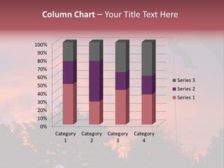 Rappelling At Dusk In Montana. PowerPoint Template